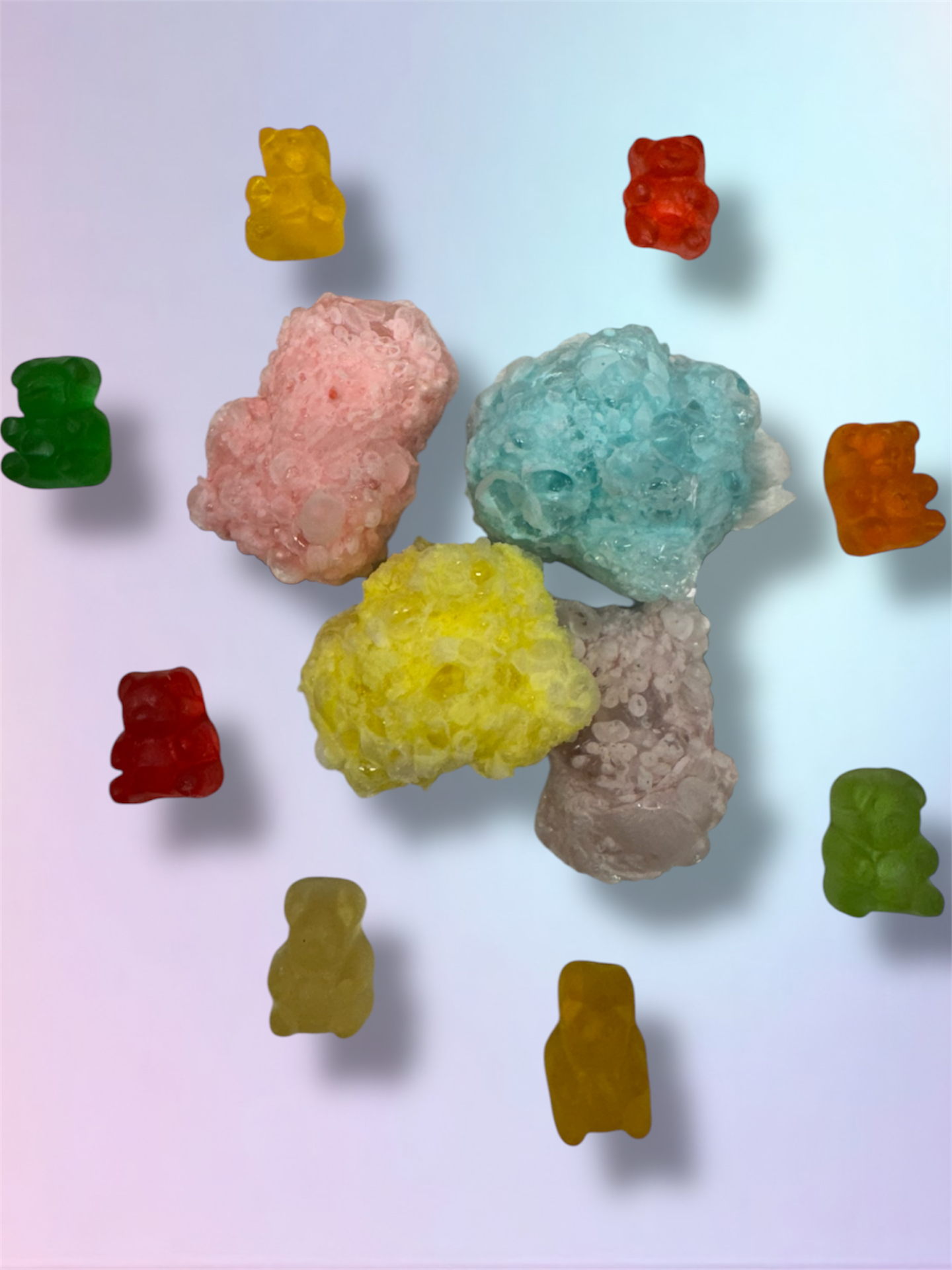 Freeze Dried Rainbow Bears