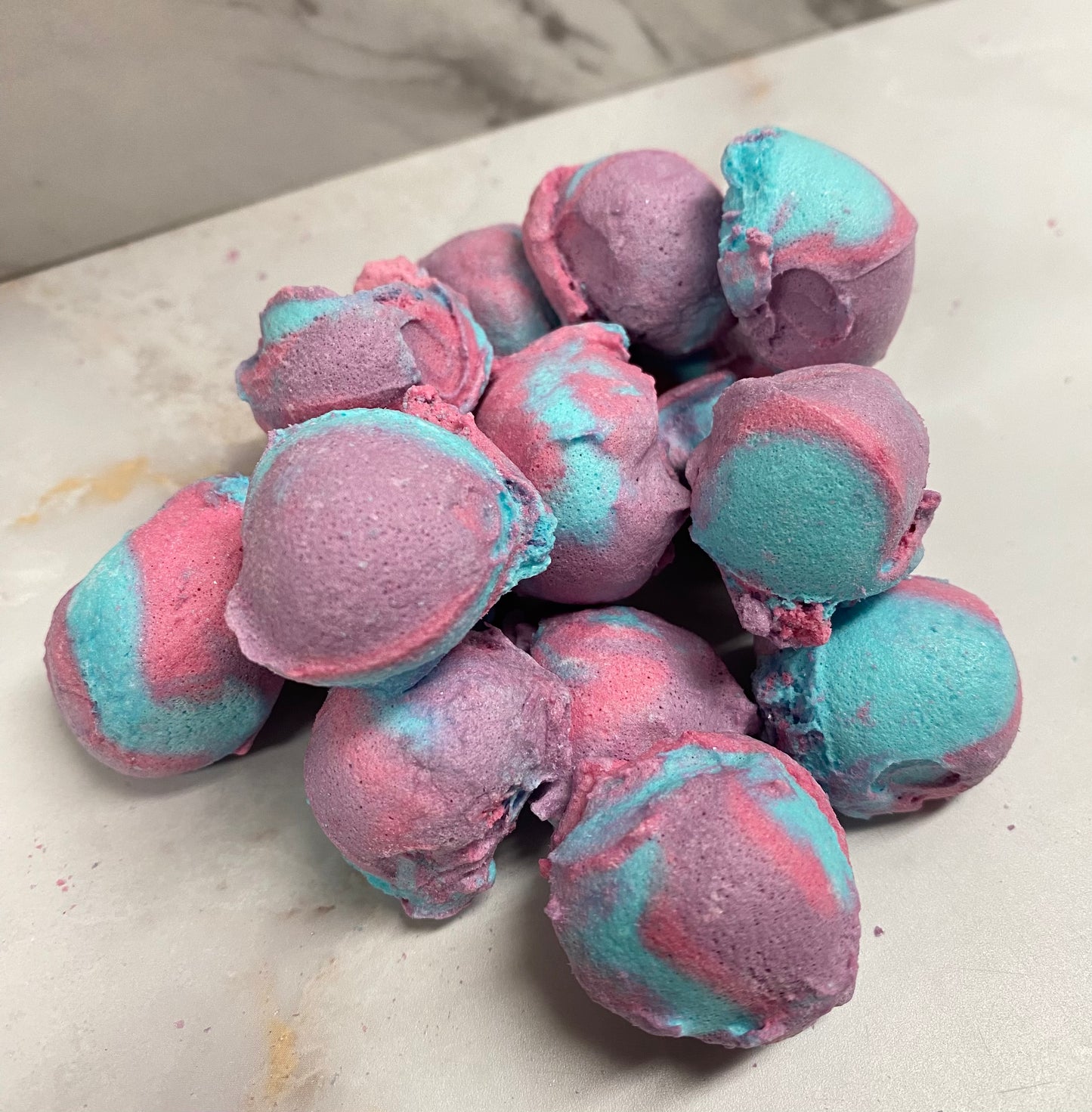 Freeze Dried Cotton Candy Ice Cream